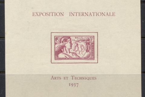 Wallis-Futuna-1937 Colonial Arts Exhibition MS