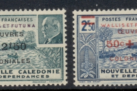 Wallis-Futuna-1944 Petain Opt. on New Caledonia. Colonial Development Fund