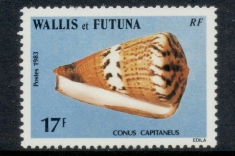 Wallis-Futuna-1983-84 Seahsells 17f