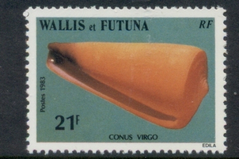Wallis-Futuna-1983-84 Seahsells 21f