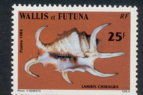 Wallis-Futuna-1983-84 Seahsells 25f