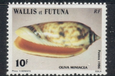 Wallis-Futuna-1986 Seahsells 10f
