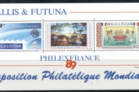 Wallis-Futuna-1989 Philex France, Declaration of Human Rights MS