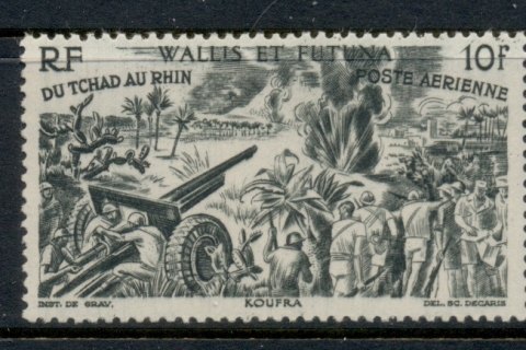 Wallis-Futuna-1946 Chad to Rhine 10f
