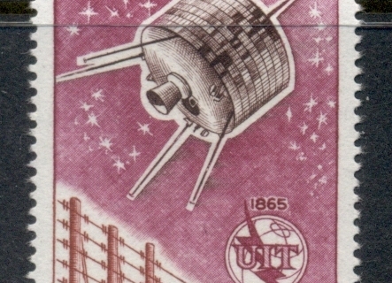 Wallis-Futuna-1965 ITU Centenary ,satellite