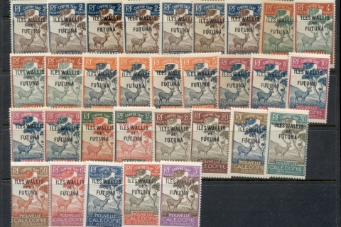 Wallis-Futuna-1930 Postage Dues Asst