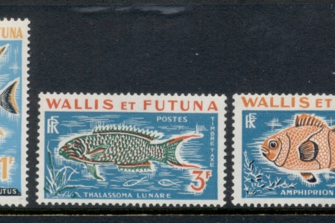 Wallis-Futuna-1963 Postage Dues, Fish