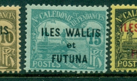 Wallis-Futuna-1920 Postage Due Asst