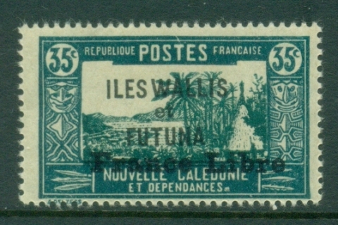 Wallis-Futuna-1941-43 Pictorials Opt France Libre 35c