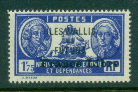 Wallis-Futuna-1941-43 Pictorials Opt France Libre 1.75f