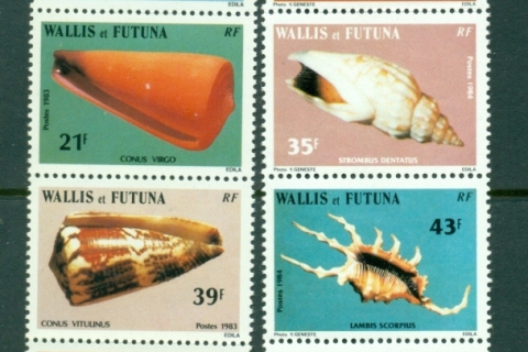 Wallis-Futuna-1983-84 Marine Life, Seashells