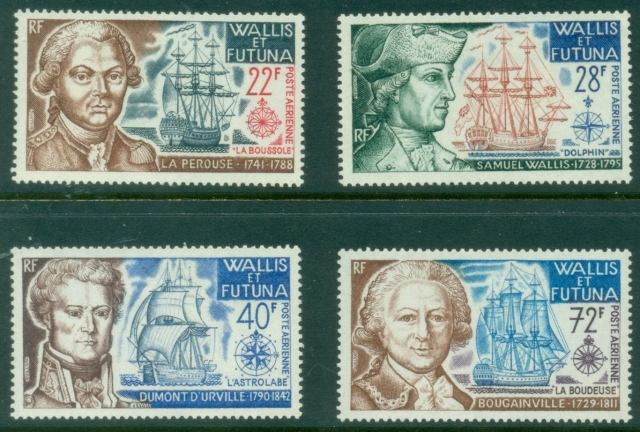 Wallis-Futuna-1973-Airmail-Explorers-of-the-Pacific-MLH