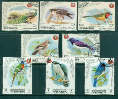 Yemen-Kingdom-1969-Birds-CTO