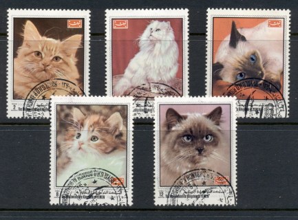 Yemen-Kingdom-1970-Mi977-1001-Cats-CTO