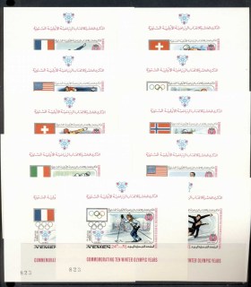 Yemen-Kingdom-1968-Mi529-538-Winter-Olympics_2