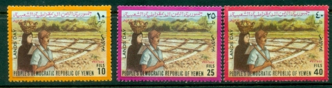 Yemen-PDR-1972-Mi136-138-Day-of-the-Agricultural-Worker-MLH