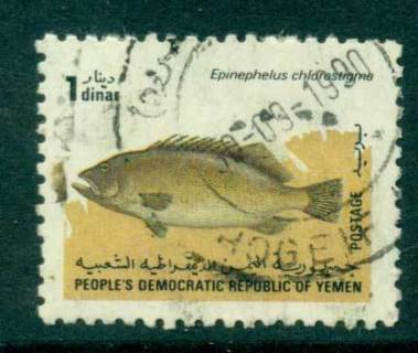 Yemen-PDR-1984-1d-Fish-FU-Lot26446