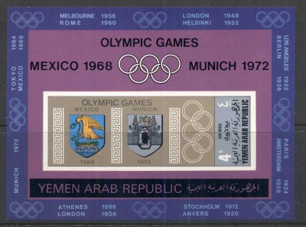 Yemen-1968-MiMS84-Summer-Olympic-Venues