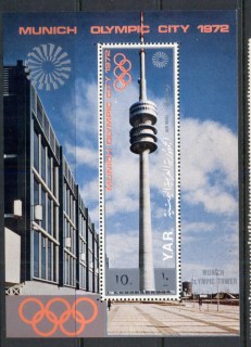 Yemen-1970-MiMS145-Olympic-City-of-Munich-Famous-Sights-MS-MUH