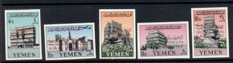 Yemen-YAR-1963-Mi266B-270B-Sabaic-Finds-from-Marib