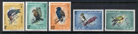 Yemen-YAR-1966-Mi20-24-Birds