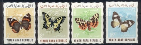 Yemen-YAR-1966-Mi490-493-Insects