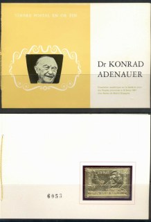 Yemen-YAR-1967-Mi629A-Konrad-Adenauer-Embossed-Gold-Foil-in-Presentation-Pack-MUH_1