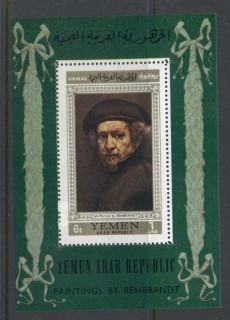 Yemen-YAR-1968-MiA74A-Paintings-by-Rembrandt-MS-MUH