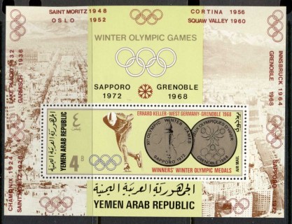 Yemen-YAR-1968-MiMS74A-Winter-Olympics-Grenoble-MS-MUH