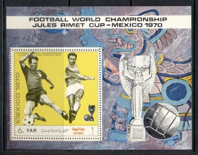 Yemen-YAR-1970-MiMS132-Football-World-Cup-mexico-MS-MUH