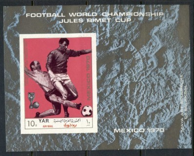 Yemen-YAR-1970-MiMS134B-Football-World-Cup-mexico-MS-IMPERF-MUH