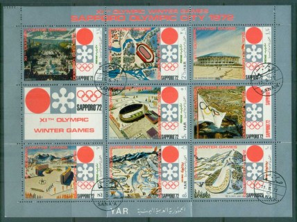 Yemen-YAR-1970-Sapporo-Winter-Olympics-Sheetlet