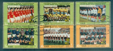 Yemen-YAR-1970-Soccer-World-Championship-CTO-lot77329