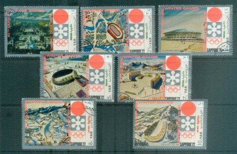 Yemen-YAR-1970-Winter-Olympics-Sapporo-II-CTO-lot77305