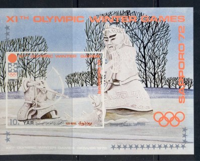 Yemen-YAR-1971-MiMS162-Winter-Olympics-Sapporo-MS-MUH