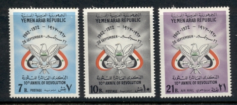 Yemen-YAR-1972-Mi1524-1526-Revolution-10th-Anniv-MLH