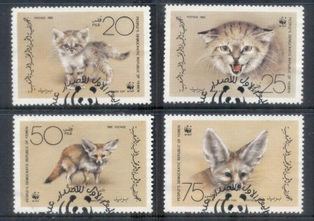 Yemen-YAR-1983-WWF-Desert-Carnivores-FU