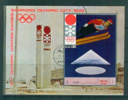 Yemen-YAR-1970-Winter-Olympics-Sapporo-II-MS-CTO-lot77306