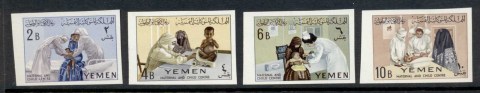 Yemen-1962-Mi237B-240B-Maternal-Child-Centre-IMPERF-MUH