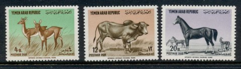 Yemen-1964-Mi14-16-Animals