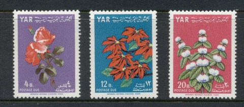 Yemen-1964-Mi17-19-Flowers