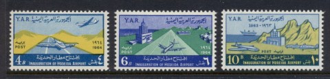 Yemen-1964-Mi349-351-Inauguration-of-Hodeida-Airport-MLH