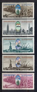 Yemen-1964-Mi352-354