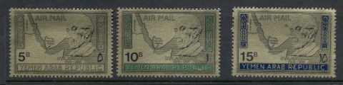 Yemen-1968-Mi719-721-Konrad-Adenauer