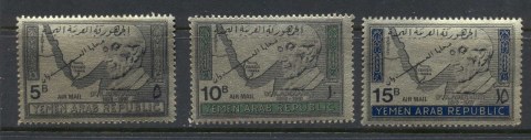 Yemen-1968-Mi734-736-Adenauer-Opt-refugee-Relief