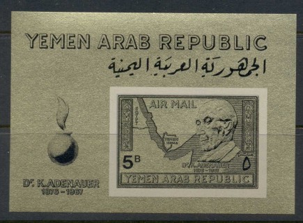 Yemen-1968-MiMS67x-Konrad-Adenauer