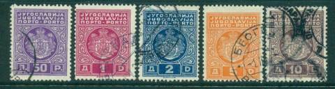 Yugoslavia-1931-Postage-Due-FU-lot40358