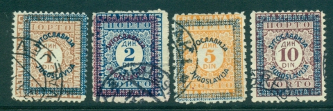 Yugoslavia-1933-Postage-Due-Opt-Asst-FU-lot40343