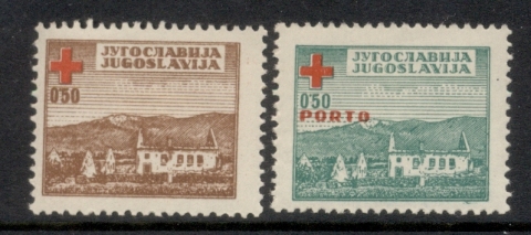 Yugoslavia-1947-Postal-tax-Red-Cross-MUH