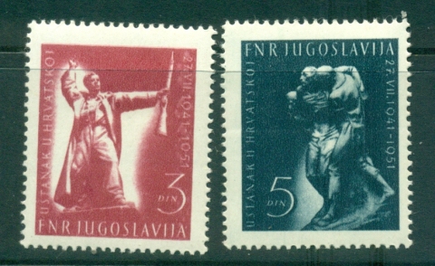 Yugoslavia-1951-Croatian-Insurrection-MLH-lot40417